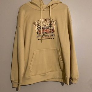 Yellow hoodie size xl never worn
